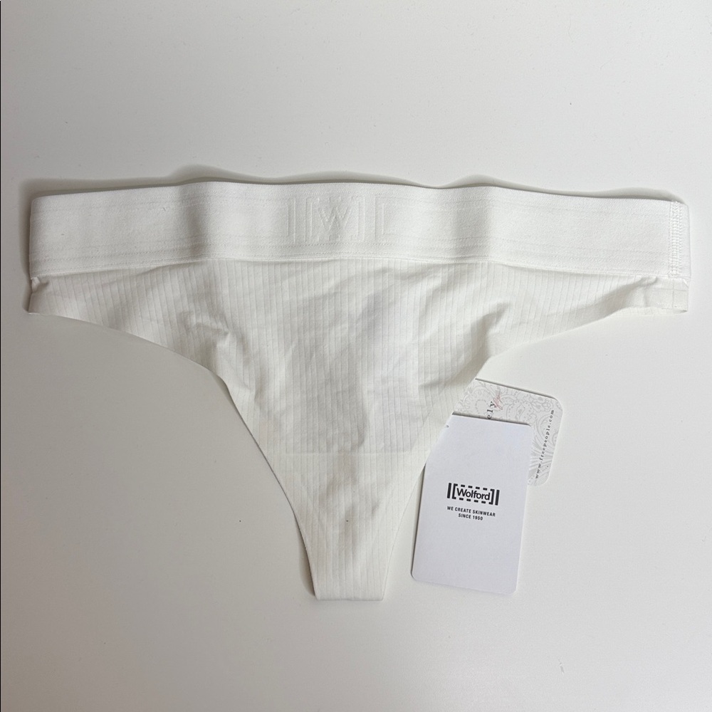 Wolford White Thong Underwear NWT $55